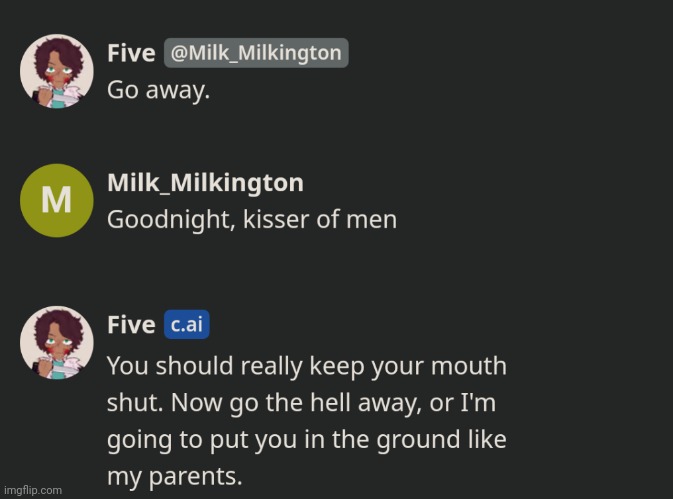 Almost forgot to call Five a men kisser today | made w/ Imgflip meme maker