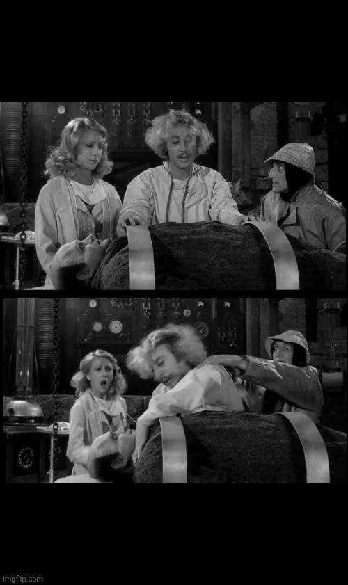 High Quality Young Frankenstein quite dignity and grace Blank Meme Template