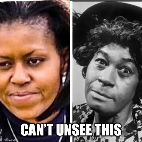 My eyes!! | CAN’T UNSEE THIS | image tagged in ester and obama,gif,memes,funny | made w/ Imgflip meme maker