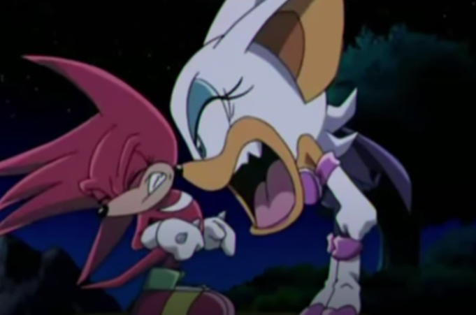 rouge yelling at knuckles Blank Meme Template