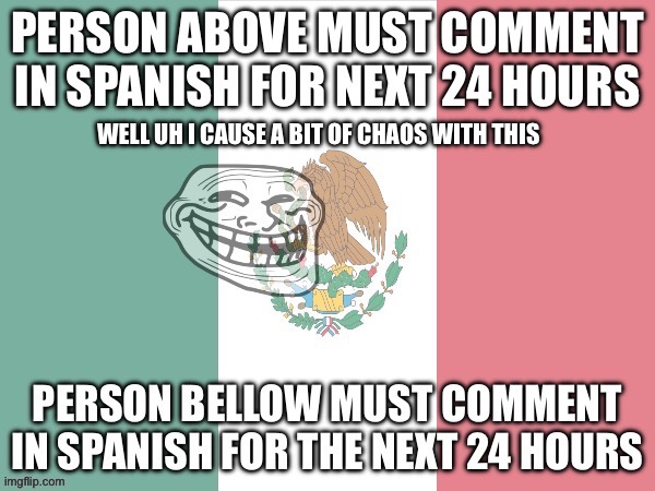 I will spread this curse | WELL UH I CAUSE A BIT OF CHAOS WITH THIS | image tagged in the epic troll | made w/ Imgflip meme maker
