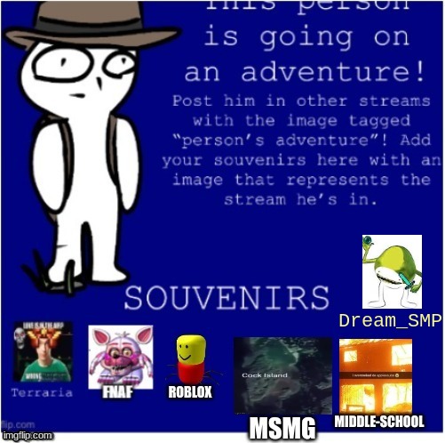 howdy | Dream_SMP | image tagged in person's adventure | made w/ Imgflip meme maker