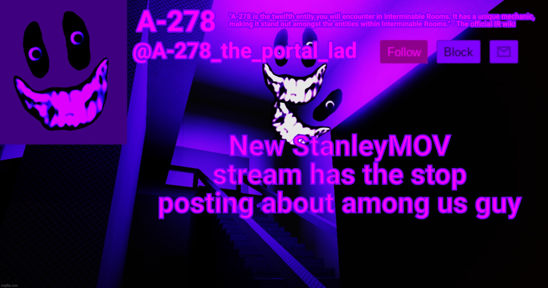 /srs guys come quick | New StanleyMOV stream has the stop posting about among us guy | made w/ Imgflip meme maker