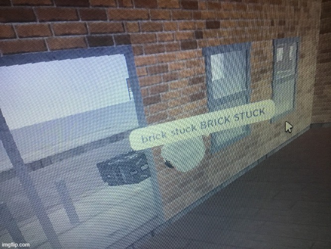 Brick stuck | image tagged in brick stuck | made w/ Imgflip meme maker