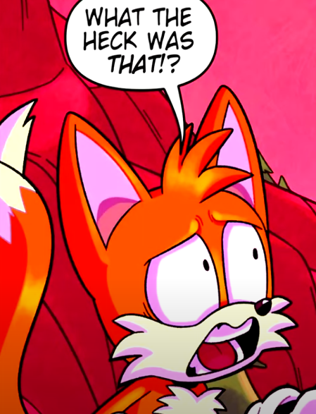 tails what the heck was that Blank Meme Template