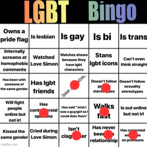 does genderfluid count as trans? | image tagged in lgbtq bingo | made w/ Imgflip meme maker