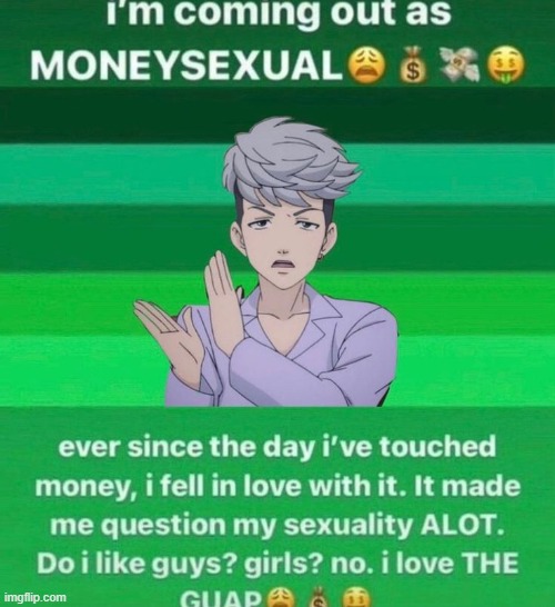 money turns me on so bad | image tagged in shitpost | made w/ Imgflip meme maker