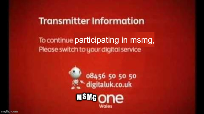 MSMG Analog shutdown (2023) | participating in msmg, S; M; M; G | image tagged in fake and real | made w/ Imgflip meme maker