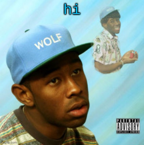 Wolf | hi | image tagged in wolf | made w/ Imgflip meme maker