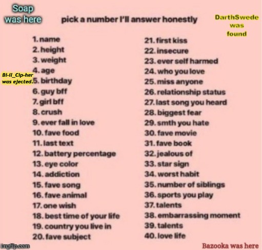 REpOST and add your name | Bi-ll_Cip-her was ejected. | made w/ Imgflip meme maker