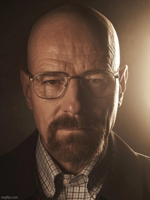 Walter Hartwell White (No Hat) | image tagged in walter hartwell white no hat | made w/ Imgflip meme maker