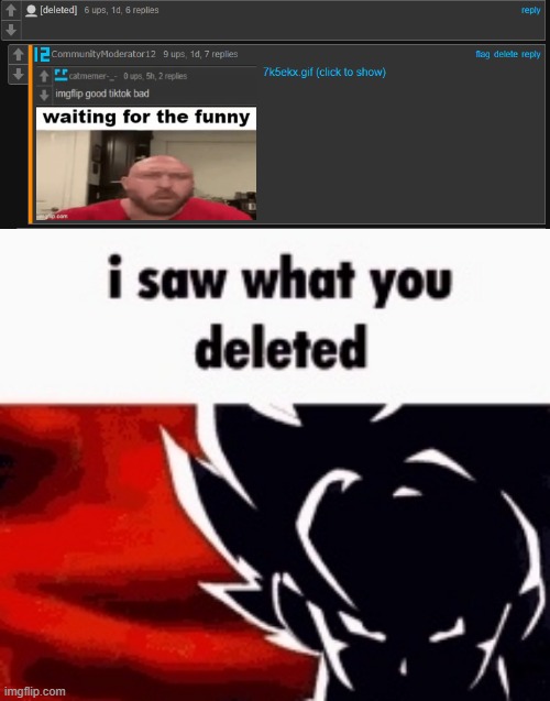 Hey, catmemer-_-, you wanna end the conflict right now? | image tagged in i saw what you deleted | made w/ Imgflip meme maker