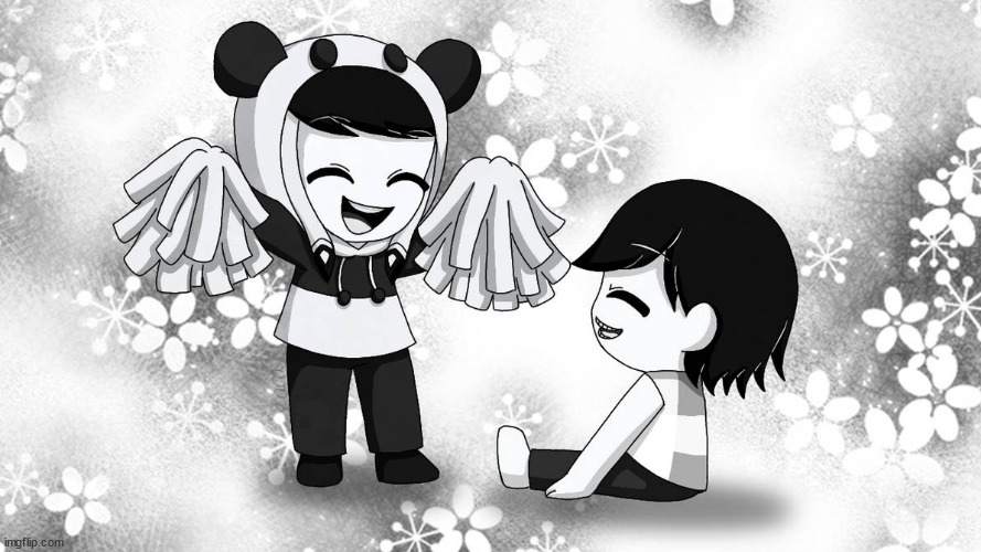 art by a fren (gulitytuffy i think that's how it's spelt) (yes it's kel and sylcmori) | made w/ Imgflip meme maker