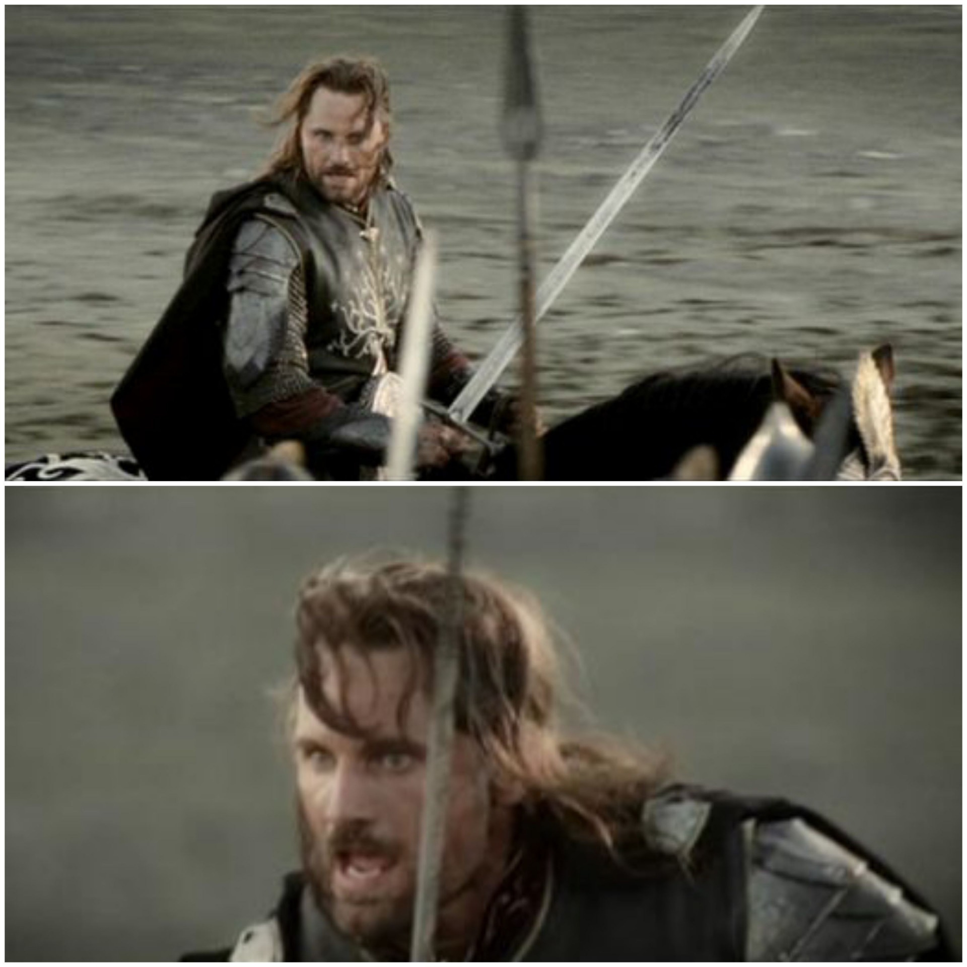 Aragorn not this day Blank Meme Template