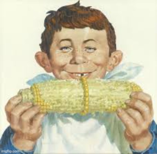 Mad character eating corn on cob | image tagged in mad character eating corn on cob | made w/ Imgflip meme maker