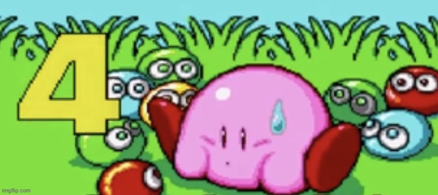 Kirby Four | image tagged in kirby four | made w/ Imgflip meme maker