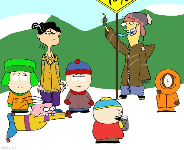 The Eds at South Park (Art by AfroOtaku917) | made w/ Imgflip meme maker