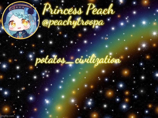 ✨Aesthetic Starry Temp✨ | potatos_civilization | image tagged in aesthetic starry temp | made w/ Imgflip meme maker