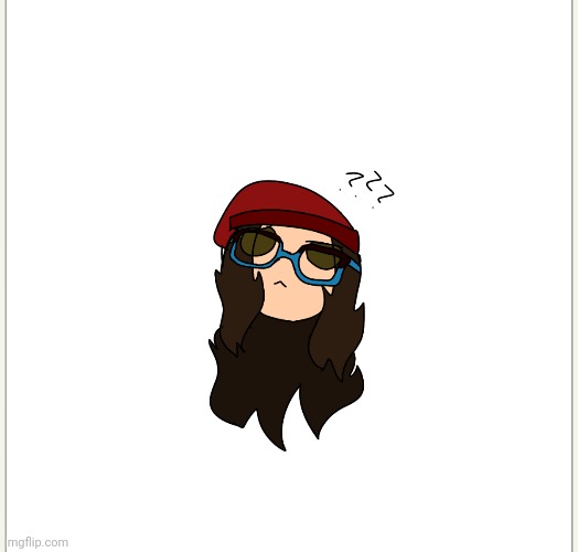 Just got glasses so I decided to draw a quick doodle of me w/ glasses | made w/ Imgflip meme maker