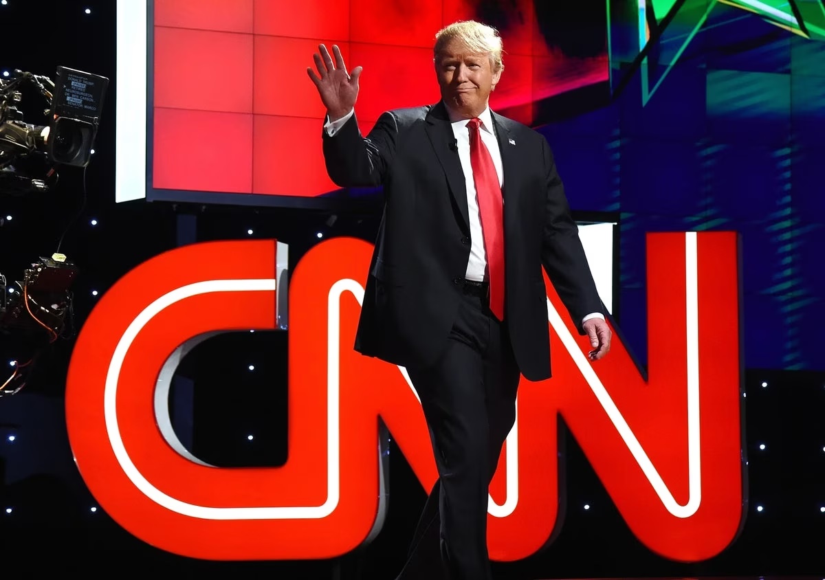 Donald Trump CNN Blank Meme Template