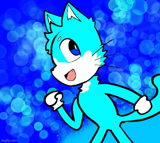 For @Somexbox360gamer, I drew blitz the cat! | image tagged in sonic,cat,blitz | made w/ Imgflip meme maker