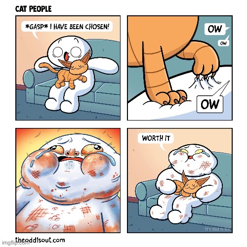 Cat people be like | made w/ Imgflip meme maker