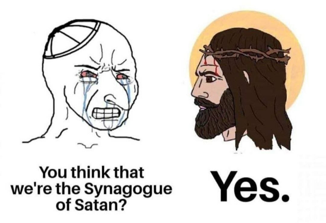 Memes like this will now get Floridians 5 years in prison.
DeSantis can bite me. | image tagged in synagogue of satan,be like jesus,wokism,triggered jews,triggered liberal | made w/ Imgflip meme maker