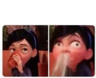 Violet Nose Blank Meme Template