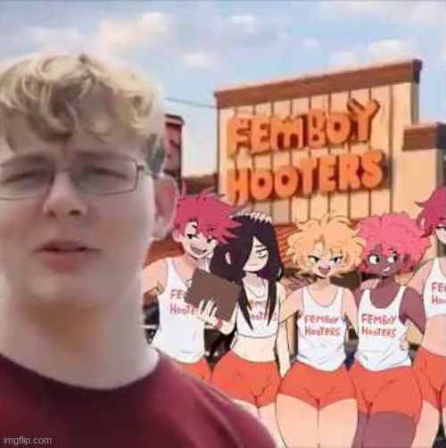 He's lost | image tagged in cmc at femboyhooters,memes,shitpost,help me,oh wow are you actually reading these tags | made w/ Imgflip meme maker