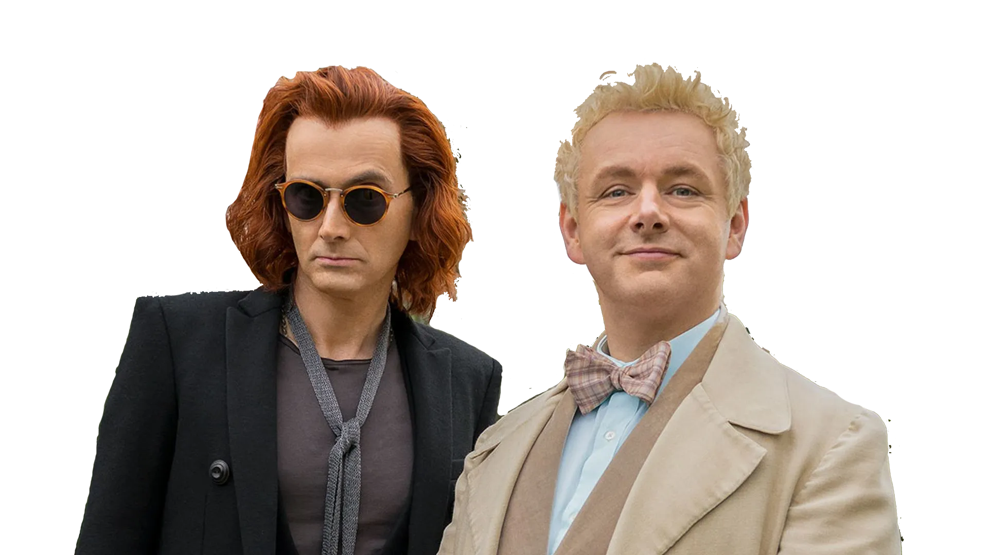 Crowley and Aziraphale Blank Meme Template