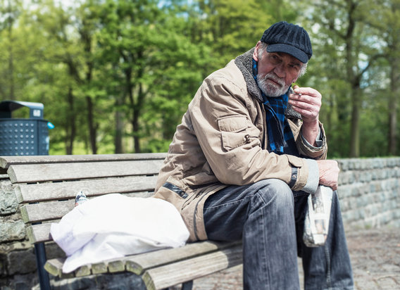 Yakuda JPP Homeless old man bum drunk addict Blank Meme Template