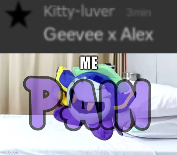 ME | image tagged in meta knight pain | made w/ Imgflip meme maker