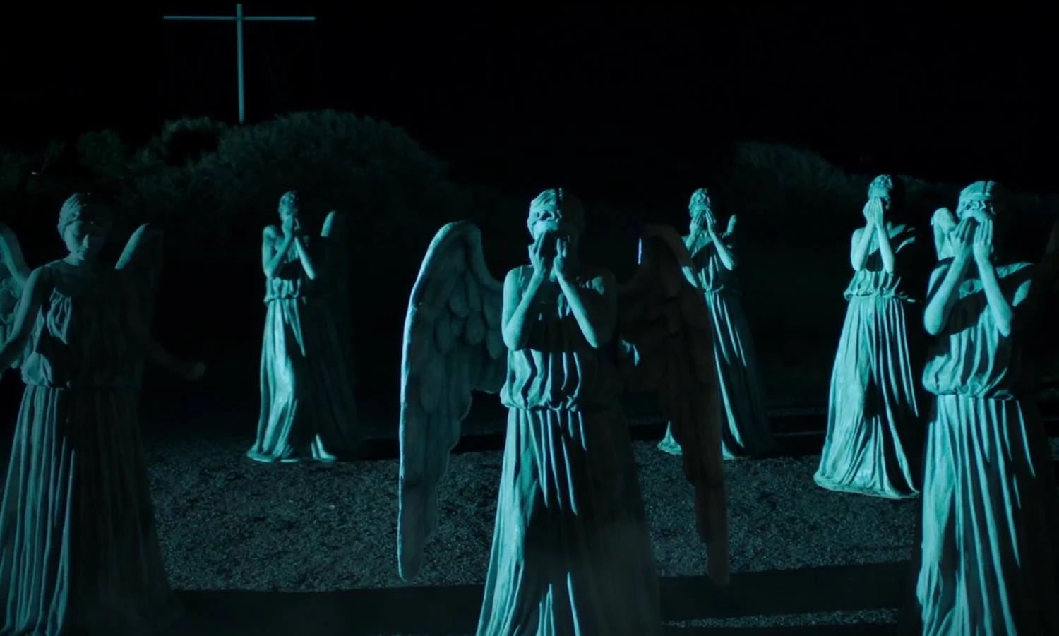 High Quality Weeping Angels Blank Meme Template