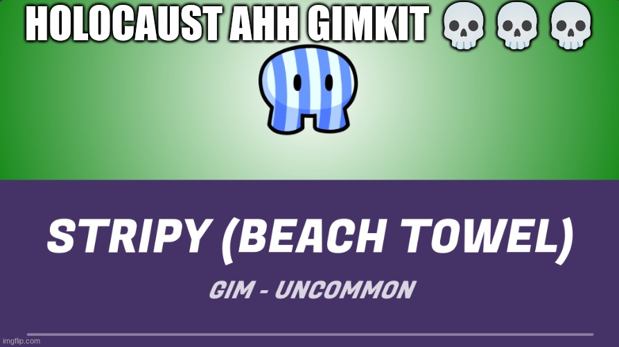 HOLOCAUST AHH GIMKIT 💀💀💀 | made w/ Imgflip meme maker