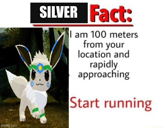 USE G-MAX CUDDLE!!! | SILVER | image tagged in scout fact | made w/ Imgflip meme maker