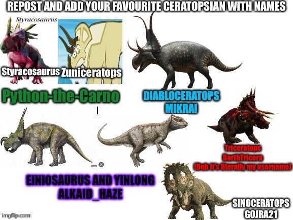 They might be from Jurassic world but it’s cool | SINOCERATOPS GOJRA21 | image tagged in dinosaurs,repost | made w/ Imgflip meme maker