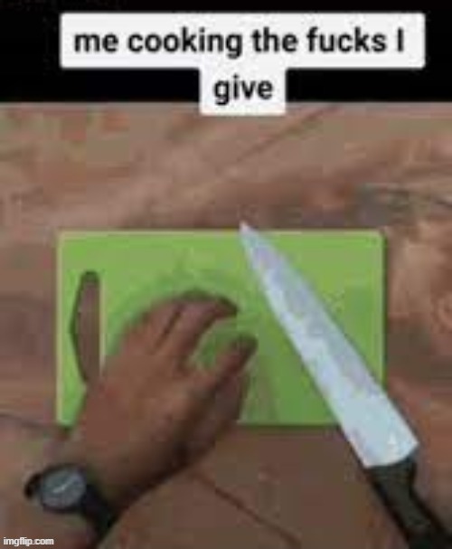 me cooking the fucks I give | image tagged in me cooking the fucks i give | made w/ Imgflip meme maker