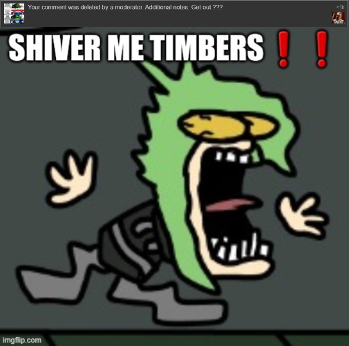 image tagged in shiver me timbers | made w/ Imgflip meme maker