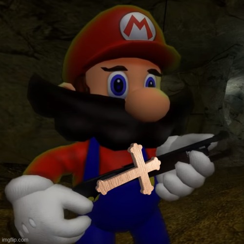 Mario with Shotgun | image tagged in mario with shotgun | made w/ Imgflip meme maker