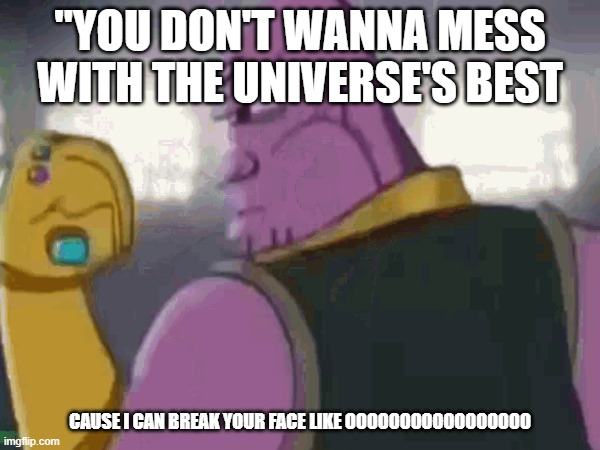 Thanos patrick Blank Meme Template