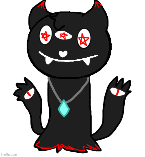 drew the true form too, and kinda redesigned it (also a temp) | image tagged in handie true form | made w/ Imgflip meme maker