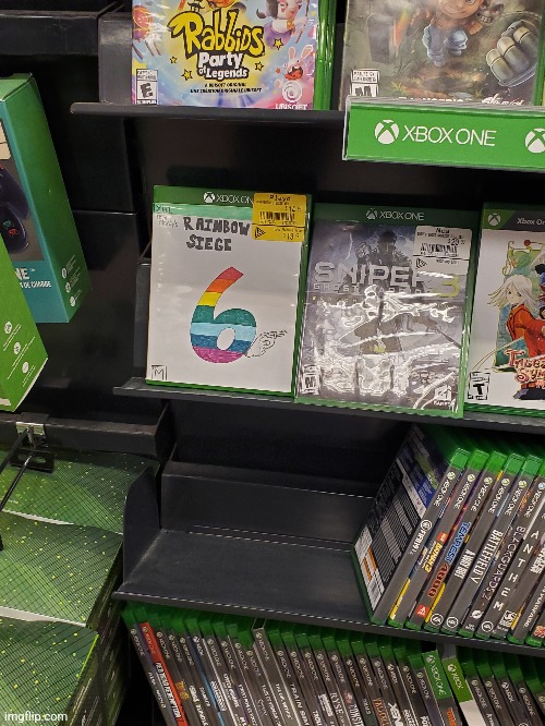 I found this in a GameStop, it really is rainbow six siege | image tagged in rainbow six siege,gamestop,videogames | made w/ Imgflip meme maker