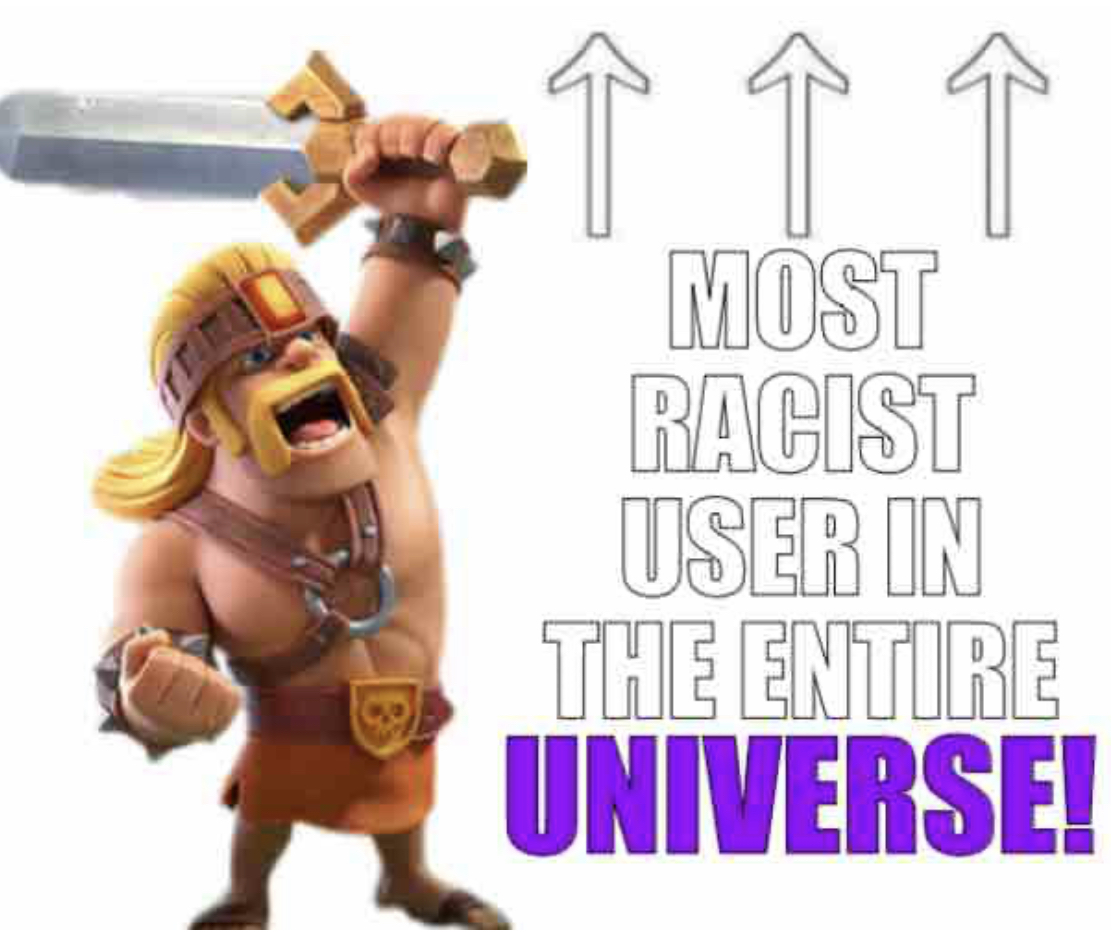 Most racist user ever DX remastered Blank Meme Template