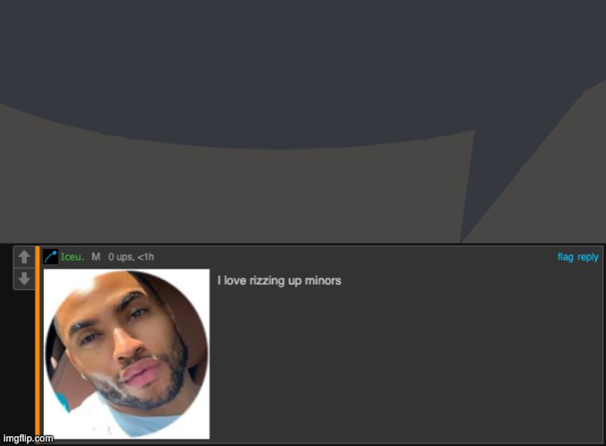 btw Iceu. didn't really say this. | image tagged in discord speech bubble | made w/ Imgflip meme maker