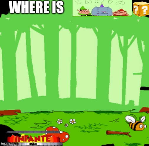 Where Is Him | WHERE IS | image tagged in funny,memes,pizza tower,lario | made w/ Imgflip meme maker