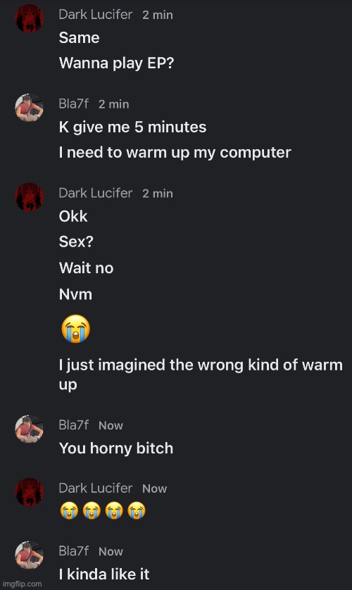 He likes sexing his computer | made w/ Imgflip meme maker