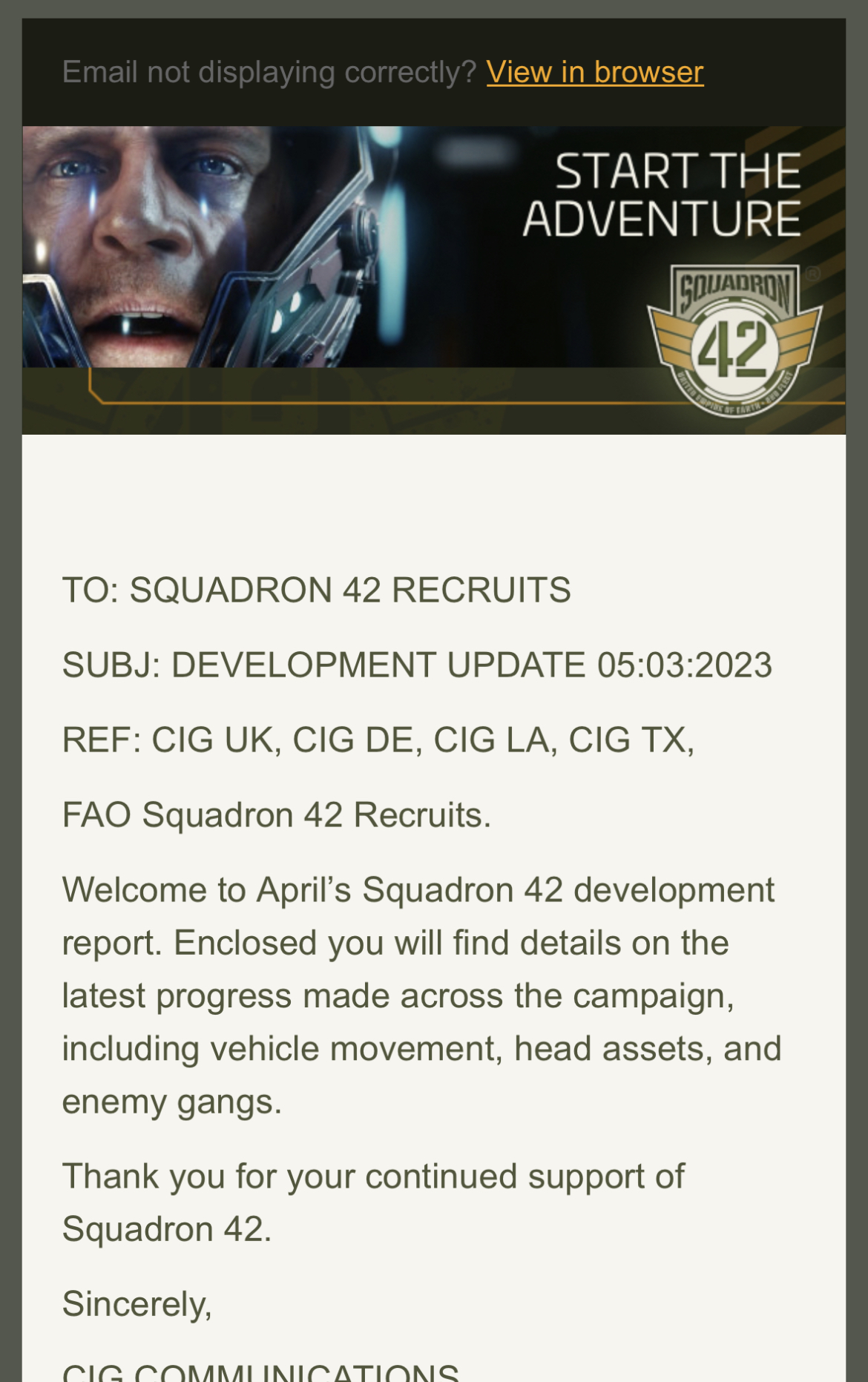 Star Citizen Blank Meme Template