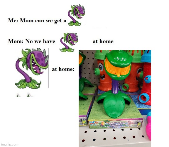 I found a goofy chomper ripoff at the dollar store | image tagged in mom can we get x,dollar store | made w/ Imgflip meme maker
