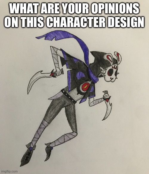 WHAT ARE YOUR OPINIONS ON THIS CHARACTER DESIGN | made w/ Imgflip meme maker