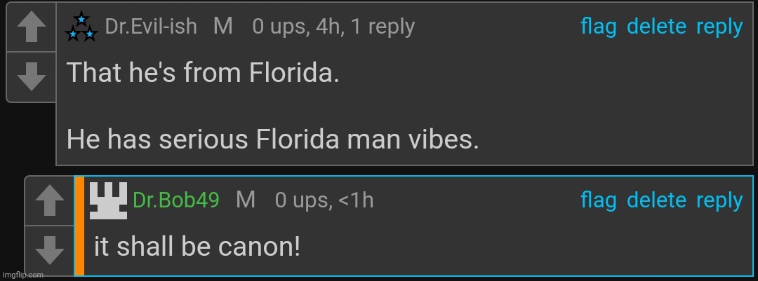 You heard it folks! Trollface is a Florida man! | made w/ Imgflip meme maker